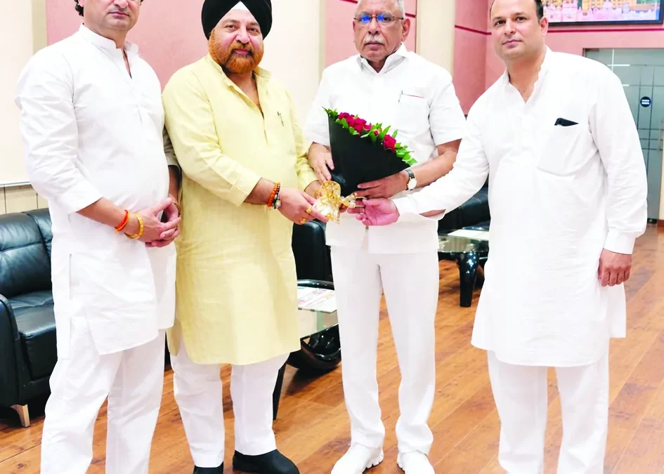 सांसद का स्वागत
