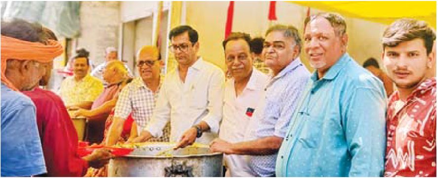 सर्वपितृ अमावस्या पर हुआ छावनी में भंडारा