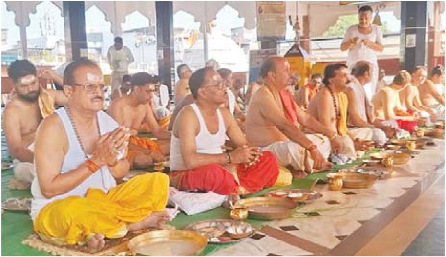 शिवधाम में तर्पण आयोजन