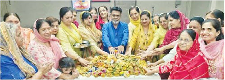 सिंधी समाजजनों ने मनाया महालक्ष्मी पर्व