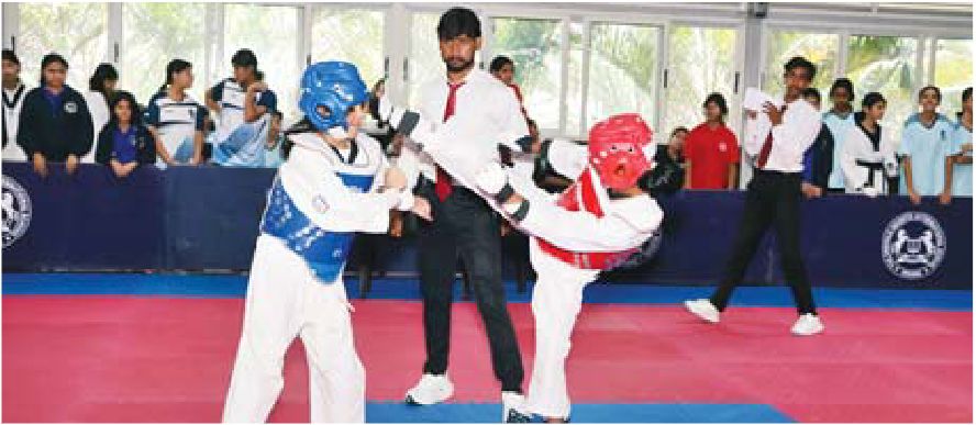 ताइक्वांडो में बालिका खिलाड़ियों का दमखम