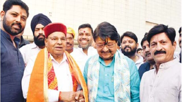 थावरचंद गेहलोत का स्वागत