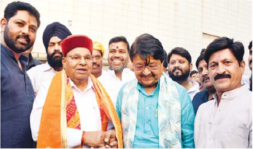 थावरचंद गेहलोत का स्वागत
