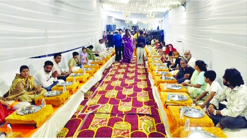 किन्नर गद्दी पर भंडारे का आयोजन