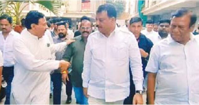 उमंग सिंघार का गजेंद्र वर्मा ने भीड़ के साथ किया स्वागत