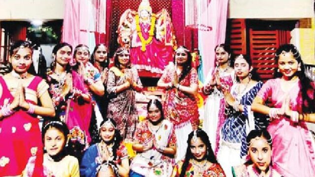 विकास नगर में माता भक्ति
