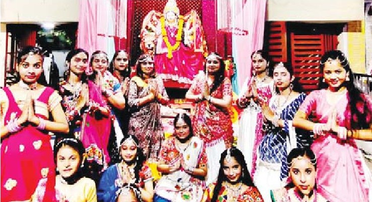 विकास नगर में माता भक्ति