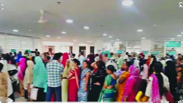 जिला अस्पताल में मातृशक्तियों की लग रही है कतार